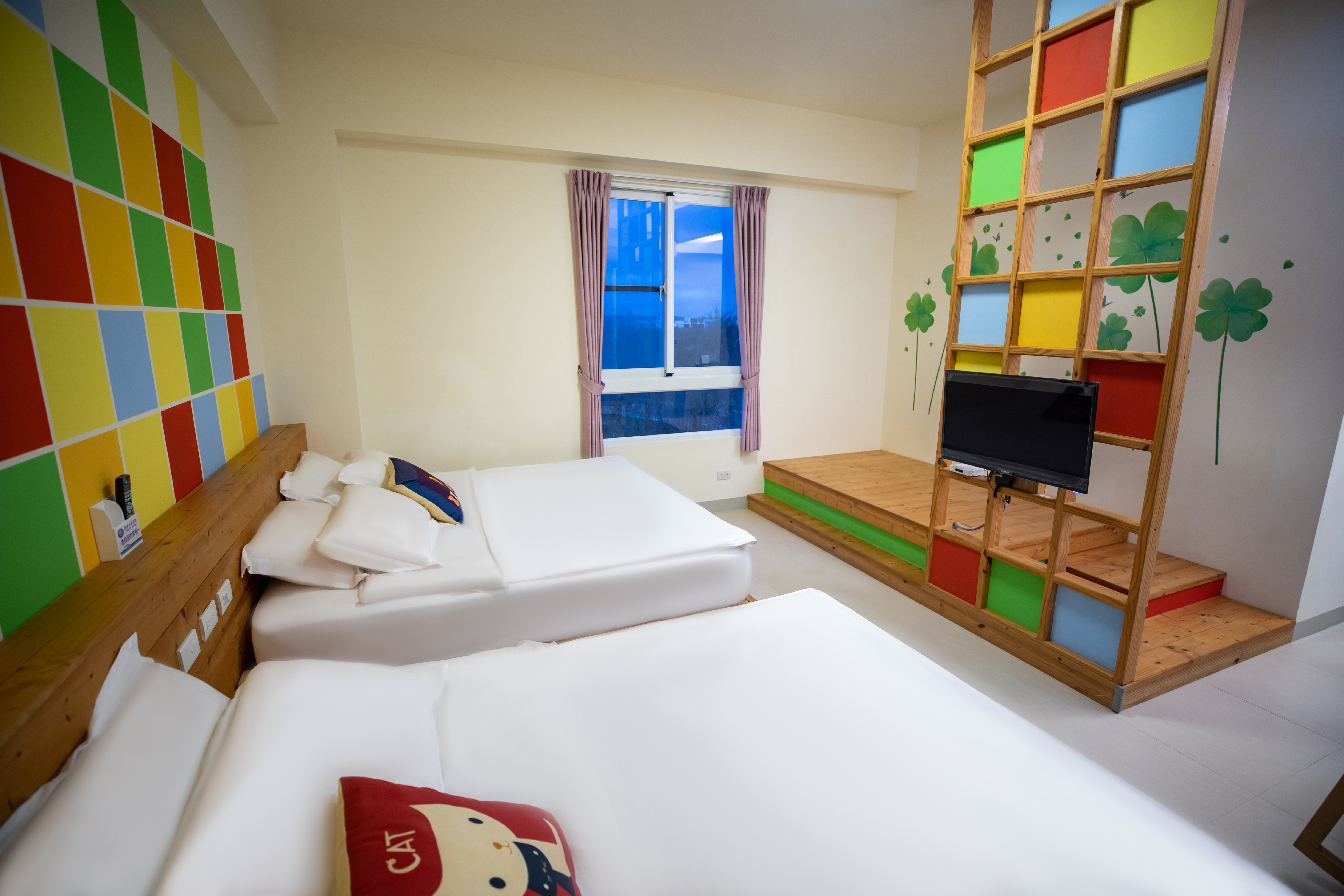 澎湖旅遊-蘋果綠四人房